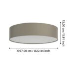 Plafonieră ROMAO-Z LED 35W IP20 900441 - imagine 2