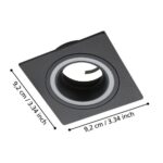 Ramă spot încastrat CAROSSO GU10 35W IP20 900451 - imagine 3