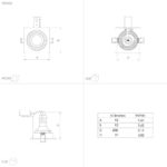 Ramă spot încastrat CAROSSO GU10 35W IP20 900454 - imagine 2