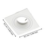 Ramă spot încastrat CAROSSO GU10 35W IP20 900454 - imagine 3