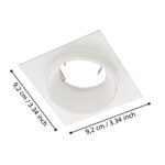 Ramă spot încastrat CAROSSO GU10 35W IP20 900455 - imagine 3