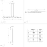 Lustră PANAGRIA LED 2X13W IP20 900489 - imagine 5
