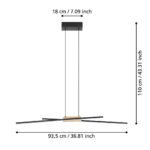 Lustră PANAGRIA LED 2X13W IP20 900489 - imagine 6