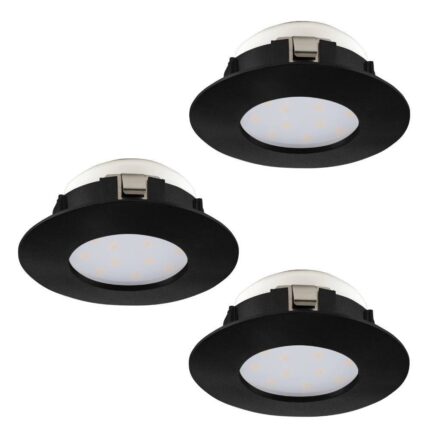 Set 3 spoturi încastrate PINEDA LED 3X4.9W IP20/IP44 900744