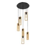 Lustră LITTLETON E27 6X40W IP20 Ø500mm 44054