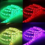 Kit Banda LED 5050 Rola 5m RGB Interior Telecomanda - imagine 3