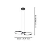 Lustră SERPINS LED 21W 3000K IP20 901267 - imagine 5