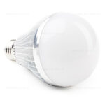 Bec LED E27 15W Glob Mat Aluminiu – soclu E27, 15 W, 1.300 lm