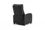 Fotoliu Recliner din Piele Ecologică, Spatar Rabatabil si Suport Picioare Extensibil, Negru - imagine 24