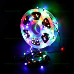Instalatie Pom Craciun 300 LED-uri Fir Negru - imagine 2