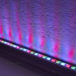 Proiector LED 24W 220V Liniar 100cm RGB Telecomanda Slim - imagine 2