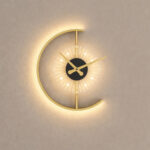 Aplica LED 18W cu Ceas Aurie LZ280-1 - imagine 2
