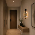 Aplica LED 18W cu Ceas Neagra LZ22106 - imagine 2