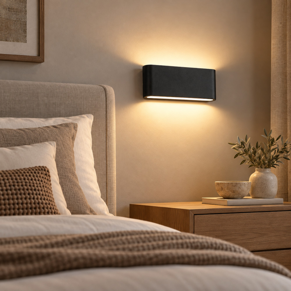 Aplica LED 24W Exterior Neagra LZ75921 2 Aplica LED 24W Exterior Neagra LZ75921 - imagine 2