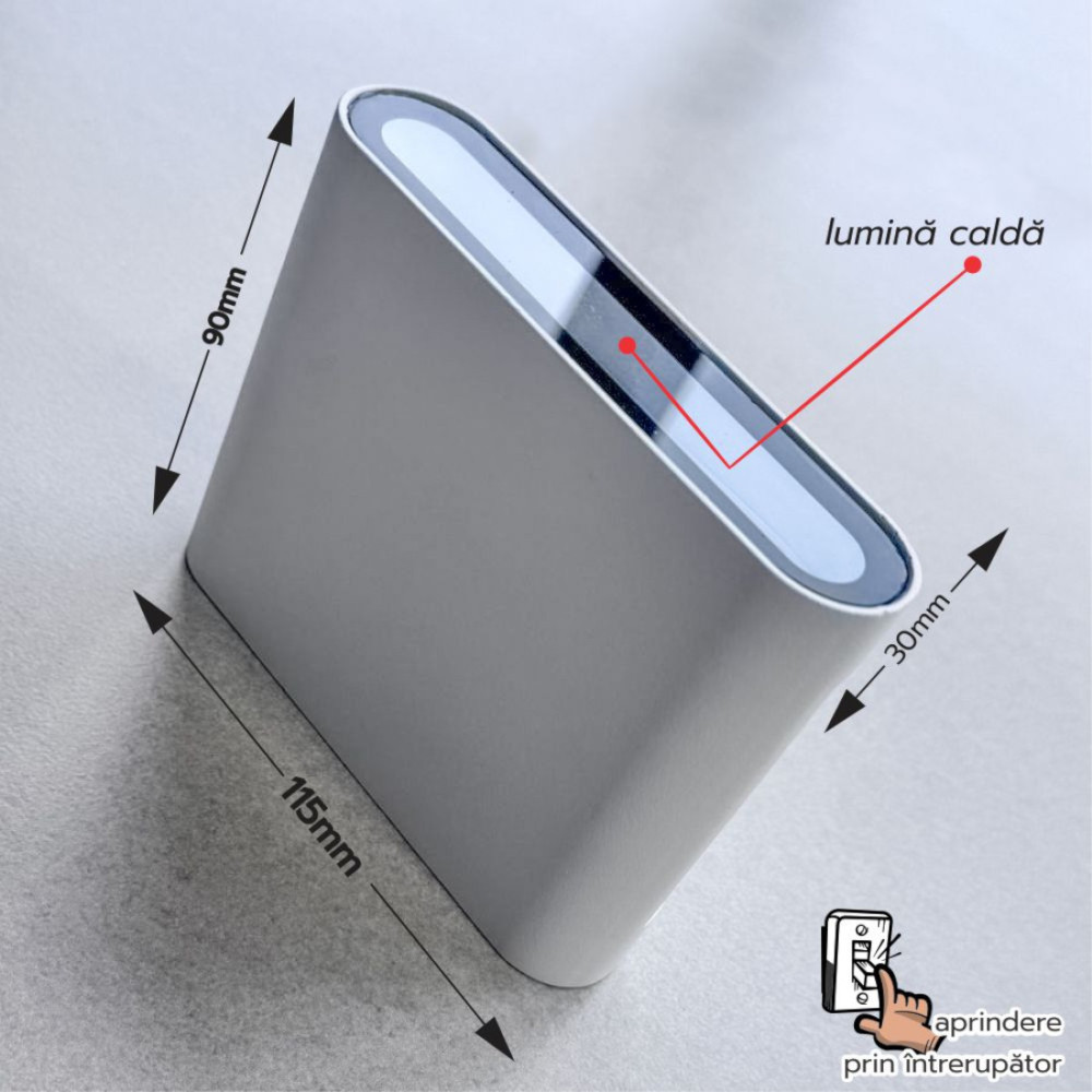 Aplica LED 2x3W Exterior Alba LZ75971 5 Aplica LED 2x3W Exterior Alba LZ75971 - imagine 5