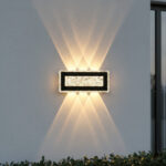 Aplica LED 9W Exterior Neagra LZ112-6