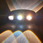 Aplica LED 2x3W Exterior Negru LZ2056-6 Alb Cald + Alb Rece - imagine 4