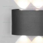 Aplica LED 2x3W Exterior Negru LZ2056-6 Alb Natural - imagine 3