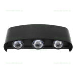Aplica LED 2x3W Exterior Negru LZ2056-6 RGB Dinamic - imagine 2