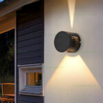 Aplica LED 2x3W Exterior Rotunda Neagra Multi Fascicul LZ2125 - imagine 3