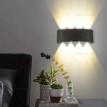 Aplica LED 2x4W Exterior Negru LZ2056-8 Alb Natural - imagine 6