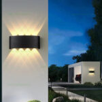 Aplica LED 2x4W Exterior Negru LZ2056-8 Alb Natural - imagine 7