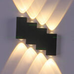Aplica LED 8W Exterior Negru DS-XS06