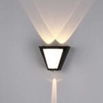 Aplica LED 9W Exterior Neagra LZ307-2