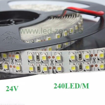Banda LED 2835 240 SMD/ML Interior 2 Randuri 24V