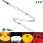 Banda LED 2835 60 SMD/ML Submersibila 24V Rola 20m