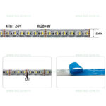 Banda LED 5050 120 SMD/ML RGBW Interior 24V - imagine 3