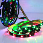 Banda LED 5050 30 SMD/ML Silicon Digitala  RGB 12V - imagine 2