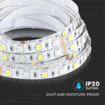 Banda LED 5050 30 SMD/ML RGB+W Interior 24V - imagine 5