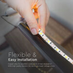 Banda LED 5050 30 SMD/ML RGB+W Interior 24V - imagine 7