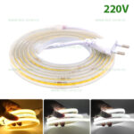 Banda LED COB 220V Silicon Transparent