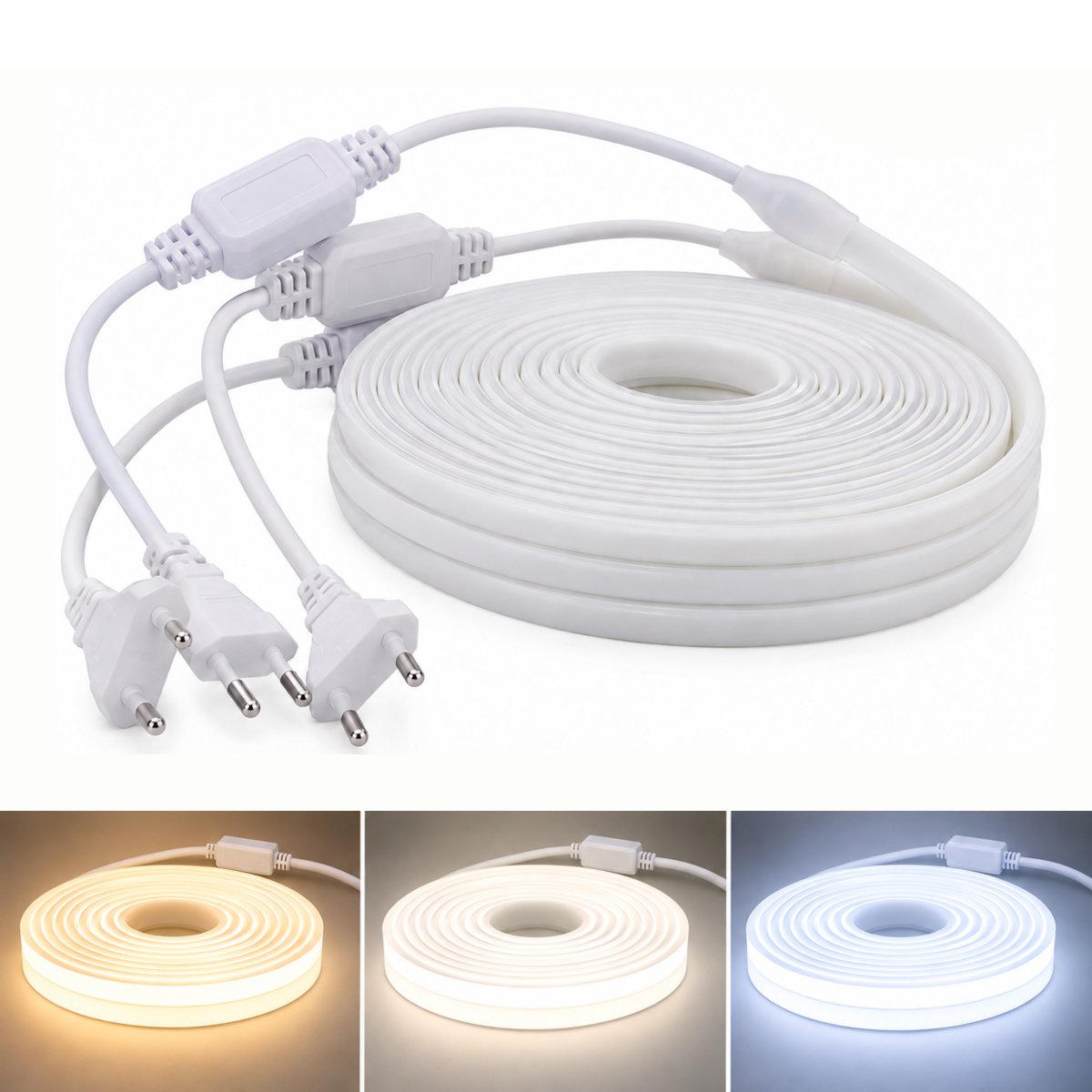 Banda LED COB 220V Silicon Mat