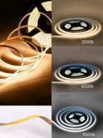 Banda LED COB 400 LED/ML Interior 3mm 24V - imagine 3