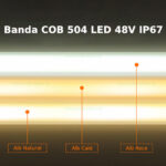 Banda LED COB 504 LED/ML Submersibila 48V Rola 20m - imagine 3