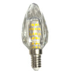 Bec LED E14 7W Lumanare Model Cristal – soclu E14, 7 W, 340–370 lm