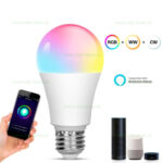 Bec LED E27 9W Glob RGBWW Smart Tuya - imagine 2
