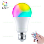 Bec LED E27 12W RGBW Telecomanda