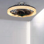 Lustra LED 30W Soclu E27 CCT cu Ventilator si Telecomanda - imagine 4