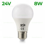 Bec LED E27 8W Iluminare 260 Grade 24V