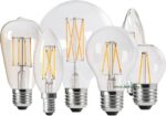 Bec LED E27 8W Filament Glob Clar G125 - imagine 3