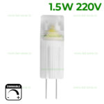 Bec LED G4 1.5W Corn Plastic 220V Dimabil