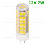 Bec LED G4 7W Corn Ceramica 12V – soclu G4, 7 W