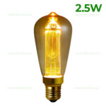 Bec LED Vintage E27 2.5W Para ST64