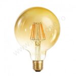 Bec LED Vintage E27 6W Glob G125