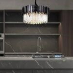 Candelabru 3 Socluri E27 Negru LZ339-300 - imagine 2