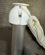 Catarg Aluminiu 2 Tronsoane cu Cordelina Interna 6M - imagine 2